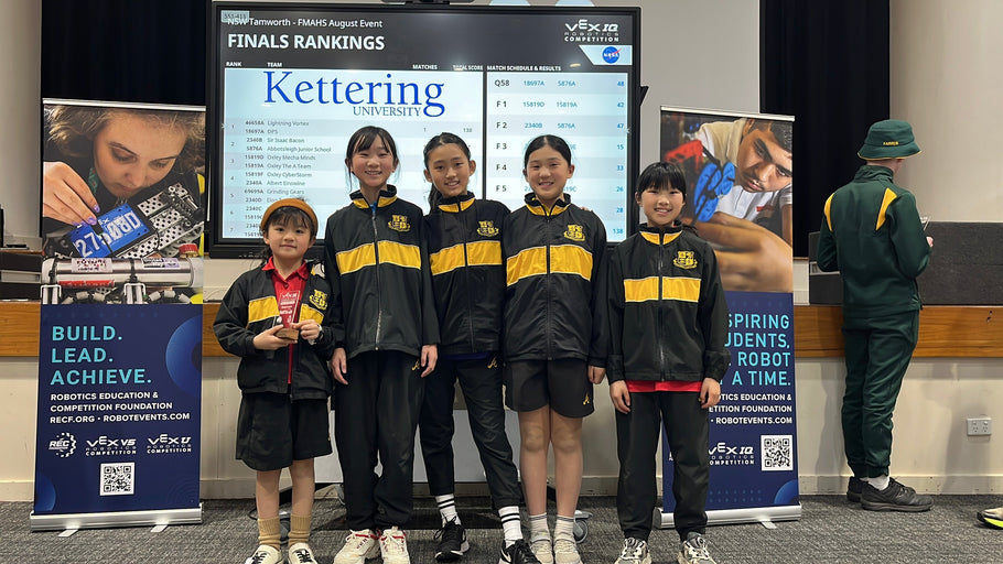 Abbotsleigh Junior Robotics Team Shines at First VEX IQ Tournament