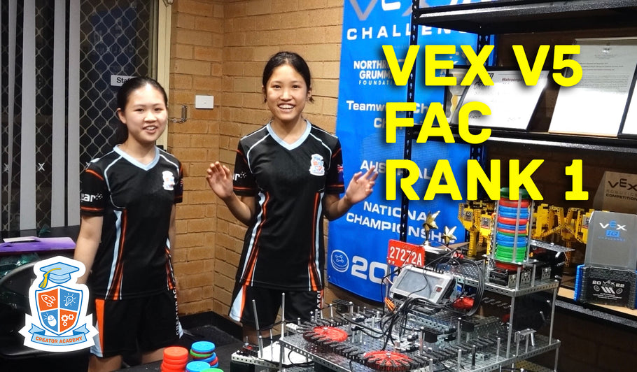 CA Rank 1 in VEX V5 Factory Automation Competition